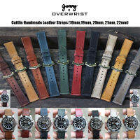 สายนาฬิกาวินเทจ แบบหนัง รุ่น Gunny x OVERWRIST Caitlin 16,18,19,20,21,22,23mm