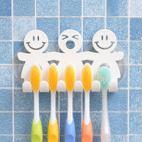 Bathroom cute Cartoon Sucker Toothbrush Holder Suction Hooks Tooth Brush Holder new hot Suction Cup Toothbrush Rack Cap