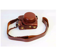 PU CASE PANASONIC GF9 BROWN (0870)