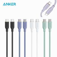 Anker 643สายเคเบิลข้อมูล Android 5A 100W สองประเภท-C โน้ตบุ้คโทรศัพท์ PD ชาร์จเร็ว2.0 USB