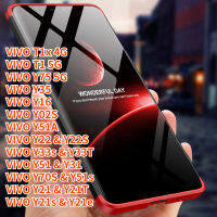 เคส Aweven GKK สำหรับ VIVO Y35 Y02S Y16 Y51 Y33T Y31 2021 Y51A Y70S Y51s 2020 Y21 Y21s Y21T Y33s VIVO T1x 4G T1 5G Y75 5G Y22 Y22S 360องศาป้องกันแบบเต็ม3นิ้วเคสเคสใส่โทรศัพท์ไฮบริด GKK เคสโทรศัพท์พลาสติกแข็งบางพิเศษ1ชิ้น