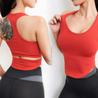 Aiithuug Yoga Crop Tops Racer Back Sexy Back Gym s Waist Slim Strap Fitness Vest Gym Crops Sports Tops Active Wear Golf Top