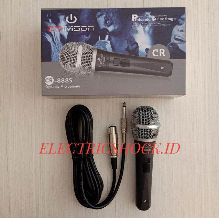 MIC KABEL CRIMSON CR 888S / CR 888 S DYNAMIC MICROPHONE Lazada Indonesia