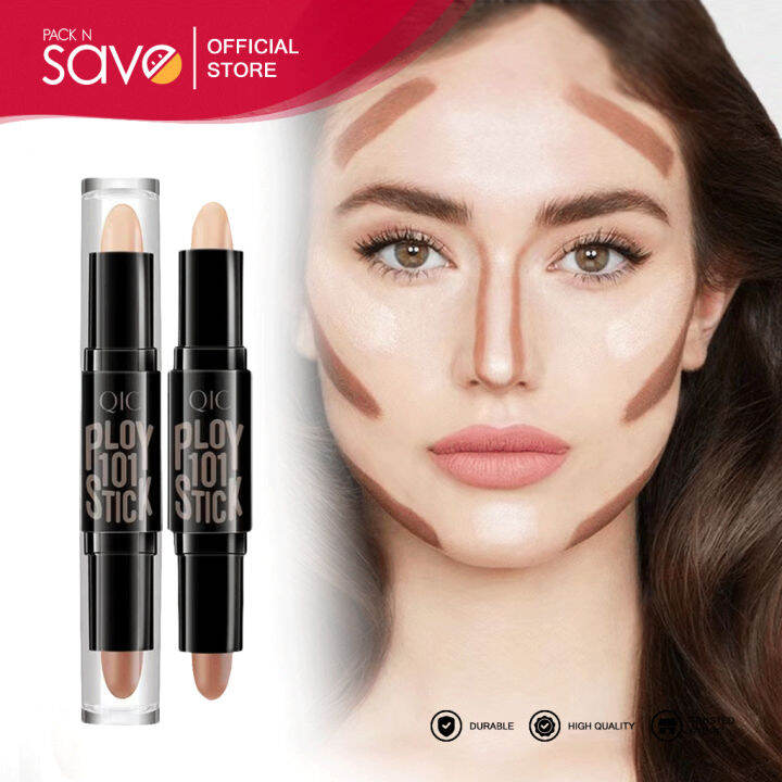 2 In 1 cosmetic Concealer Face Contour Stick Highlighter Makeup Naturally matte Face Highlighter