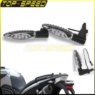 1Pair ABS Plastic Motorcycle Turn Signal Light Rear Indicator Blinker LED Flasher Lamp For BMW K1200 R F800 GS F650 GS F700 GS