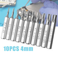 Idealhere 10pcs CR-VไขควงไขควงTorx T3 T4 T5 T6 T7 T8 T9 T10 T15 T20 ซ่อมมือถือ