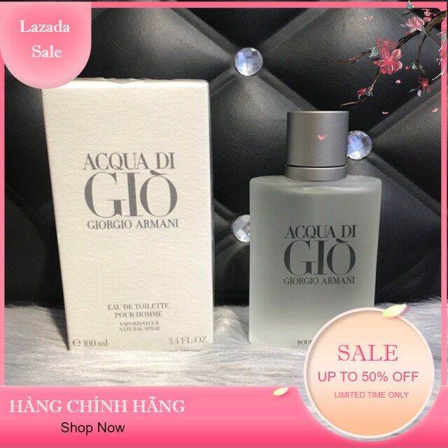 HÀNG XÁCH TAY ] Nước Hoa Nam Acqua Di Gio Giorgio Armani Pour Homme  100ML-Nước Hoa