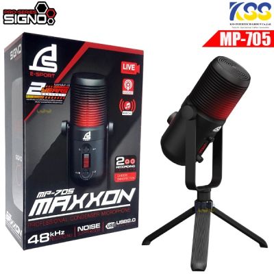 signo ไมค์ตั้งโต๊USB MICROPHONE (ไมโครโฟนยูเอสบี) MAXXON รุ่นmp705