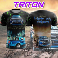 2023 NEW (สต็อกเพียงพอ) mitsubishi sonic Fashion triton ® wind profiler sublimation t-shirt | triton gengคุณภาพสูง size:S-5XL