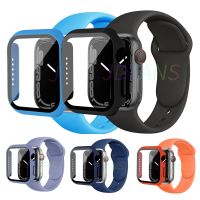 【CC】 Glass Case Strap for Band 41mm 45mm 44mm 40mm 38mm 42mm Protectors IWatch 8 7 6 5 3 4