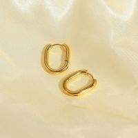 【CW】 Gold Color Small Hoop Earrings for Bride Wedding Jewelry