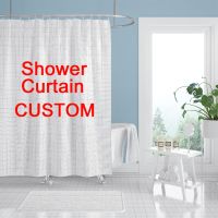 Bernicl Customized Shower Curtain Bedding Custom Photo Waterproof Bathroom Odor Free Polyester Decorative with Hooks