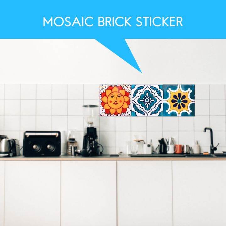 24pcs-self-adhesive-mosaic-brick-tile-3d-sticker-kitchen-bathroom-wall-stickers