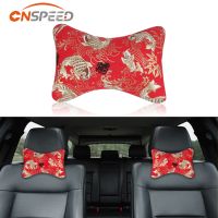 Car JDM Japan Ukiyo-e Head And Neck Rest Neck Pillows Universal Car Headrest Cushion Support Seat Backrest Safety Pillow Seat Cushions