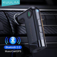 KUULAA Bluetooth 5.0 Receiver for Car อุปกรณ์รับสัญญาณบลูทูธ 5.0 3.5หัวแจ็คอักซ์มิลลิเมตรเสียงตัวรับสัญญาณ Bluetooth Music Receiver for Home Stereo/Wired Headphones, Hands-Free Call