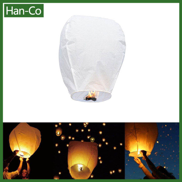 [HanCo] Chinese Lanterns Lanterns Biodegradable Fire Resistant Paper