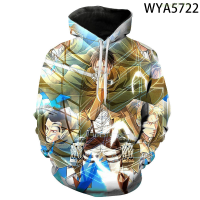 New 2023 New Fashion Casual Attack On Titan Sweatshirts Men Women Children Hoodies 3D Printed Streetwear Pullover Boy Girl Kids Topstrend