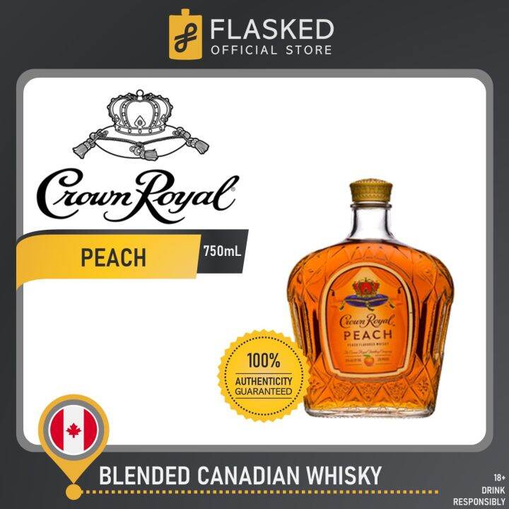 Crown Royal Peach Blended Canadian Whisky 750ml Lazada Ph