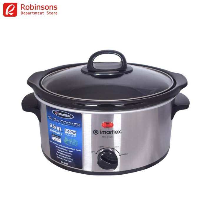 Imarflex 3.5qt Slow Cooker Lazada PH
