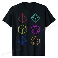 Minimalist Dice RPG Gift T-Shirt Gift Tees Cotton Men T Shirts Gift Rife Funny Tops Tees