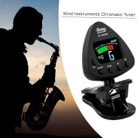 Eno ET 3000W Wind Instruments Tuner Supports Mic &amp; Clip-On Tuning Modes For Saxophone Clarinet Trumpet Flute Tuner