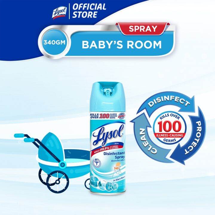 Lysol Disinfectant Spray Baby's Room 340g Lazada PH