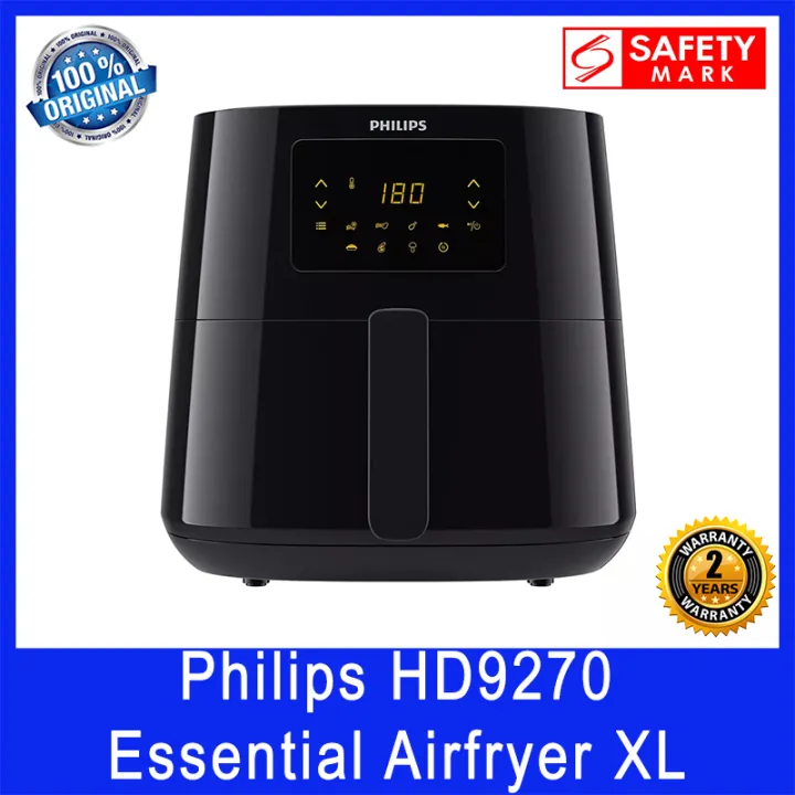 Philips - 3000 6.2L Series Essential XL Connected 1.2kg Airfryer -  HD9270/91