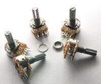 5PCS   WH148   50K  B50K   6 feet 6 Pin Shaft WH148 Amplifier Dual Stereo Potentiometer  Free shipping