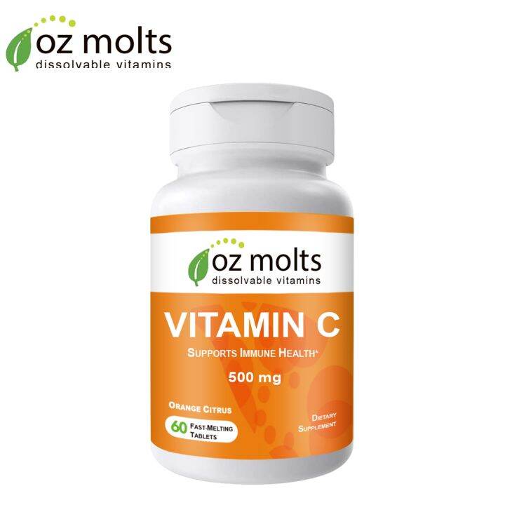 Ozmolts USA Vitamins C Chewables Citrus Bioflavanoids Rose Hips 500mg