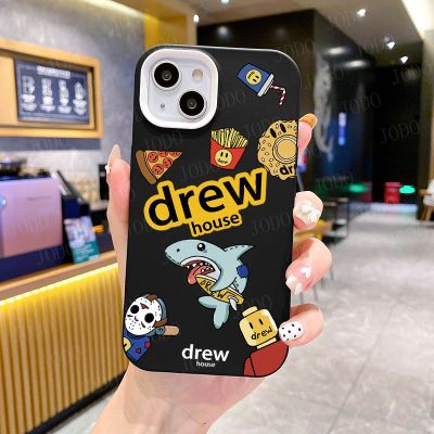 Silicon iPhone Case Shark Fries ForiPhone 14 13 12 11 Pro Promax 6 6S 7 8 Plus X XR XSMax SE Shockproof TPU Soft Casing Cover JODO