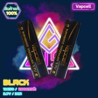 ถ่านชาร์จ Vapcell ดำ 18650 2000mAh 38A (2ก้อน) (ของเเท้) (แถมปลอกถ่าน)