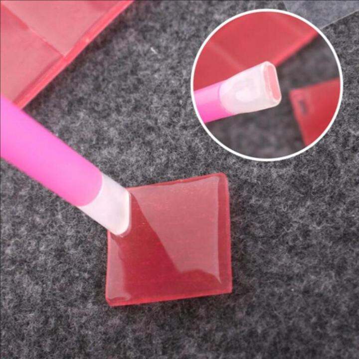 100pcs Diamond Painting Glue Clay, Red Silicone Diamond Painting