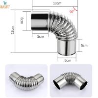 ท่อ1x 50/60x70มม.,ปล่องไฟ90 ° งอเตาเหล็กกล้าไร้สนิม1ชิ้นดีที่สุด