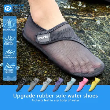 VIFUUR Water Sports Shoes Barefoot Quick-Dry Aqua Yoga Socks Slip-on for  Men Women