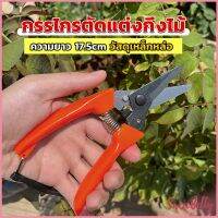 Sweet Belly  กรรไกรแต่งกิ่งไม้ เหล็กคาร์บอน สำหรับใช้ในสวน ด้ามกระชับมือ garden shears