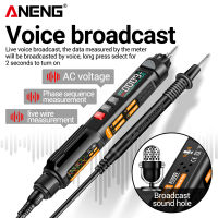 ANENG A3009 6000นับดิจิตอลมัลติมิเตอร์ปากกาสมาร์ทเสียงออกอากาศทดสอบเมตรมัลติมิเตอร์ DC AC แรงดันไฟฟ้าเครื่องมือระดับมืออาชีพ