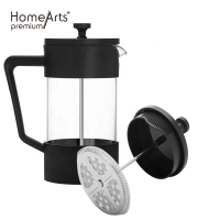 High quality double wall heat resistant borosilicate glass teapot coffee pot with stainless steel tea infuser