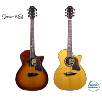 Gopher Wood K330RC/K330RC VS Acoustic Guitar กีตาร์โปร่ง ขนาด 40 นิ้ว + กระเป๋า