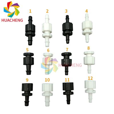 10Pcs 1 Set Printer Ink Tube Connector Bottle Ink Hose Connector Connecting Pipe For Large Format Inkjet Printer