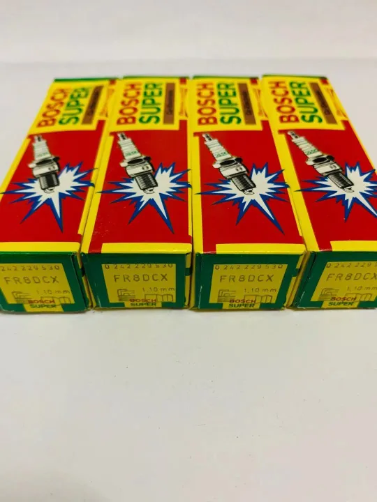 ORIGINAL SUPER FR8DCX BOSCH SPARK PLUG (MADE IN GERMANY) Cross ...
