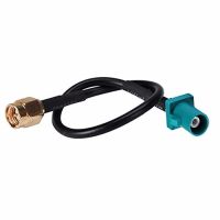 Fakra Z Male Plug to SMA Male RG174 RF Coaxial Cable Pigtail Electrical Wire 15CM 20CM 30CM 50CM 1M Electrical Connectors