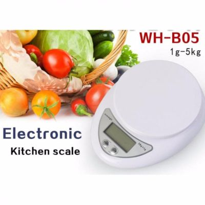 เครื่องชั่งอาหาร 5kg ละเอียด 1g Digital Mini Kitchen Scale รุ่น WH-B05 พร้อมส่ง