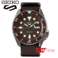 NEW SEIKO 5 SPORTS AUTOMATIC นาฬิกาข้อมือผู้ชาย สายผ้าไนล่อน รุ่น SRPD85K1 (ราคาพิเศษทักแชท)