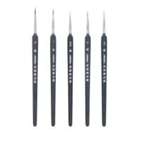 Brushes Brush Detail Fine Set Miniaturepainting Acrylic Oil Detailing Watercolor Tip Model Micro Pen Canvas Paintbrushes Variety