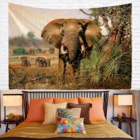 Tapestry Wall Hanging Bedspread Beach Towel Table Cloth Home Deco Multi Print Free Shipping Africa Elephant 150cmx230cm