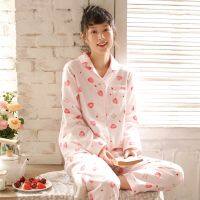 [COD] 2022 New Arrival Manqiu Ladies Strawberry Print Loose Breathable Homewear Set