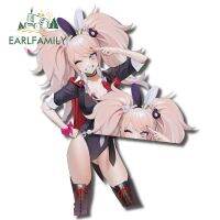 EARLFAMILY สติกเกอร์ติดรถ Nanami Chiaki กระจกแล็ปท็อปวินโดว์ลายการ์ตูนขนาด13ซม. พันรถด้วยไวนิลภาพสติ๊กเกอร์กันน้ำกราฟฟิตีกันรอยขีดข่วน