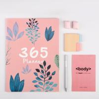 A4 Big 365 Self-filling Kawaii 2021 365 Planner Notebook 12 Month Agenda Chinese Planner Office School Supplies Schedule Book Note Books Pads