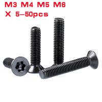 2-50pcs Security Pin Screw M3 M4 M5 M6 M8 M10 A2 Stainless Steel Torx Button Head Tamper Proof Security Screw Screws