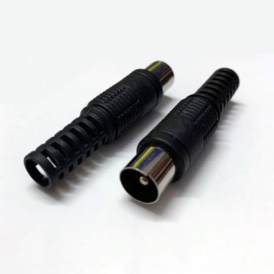 4pcs Solder-free 9.5mm cable TV male plug Antenna closed-circuit user RF head Coaxial TV connector